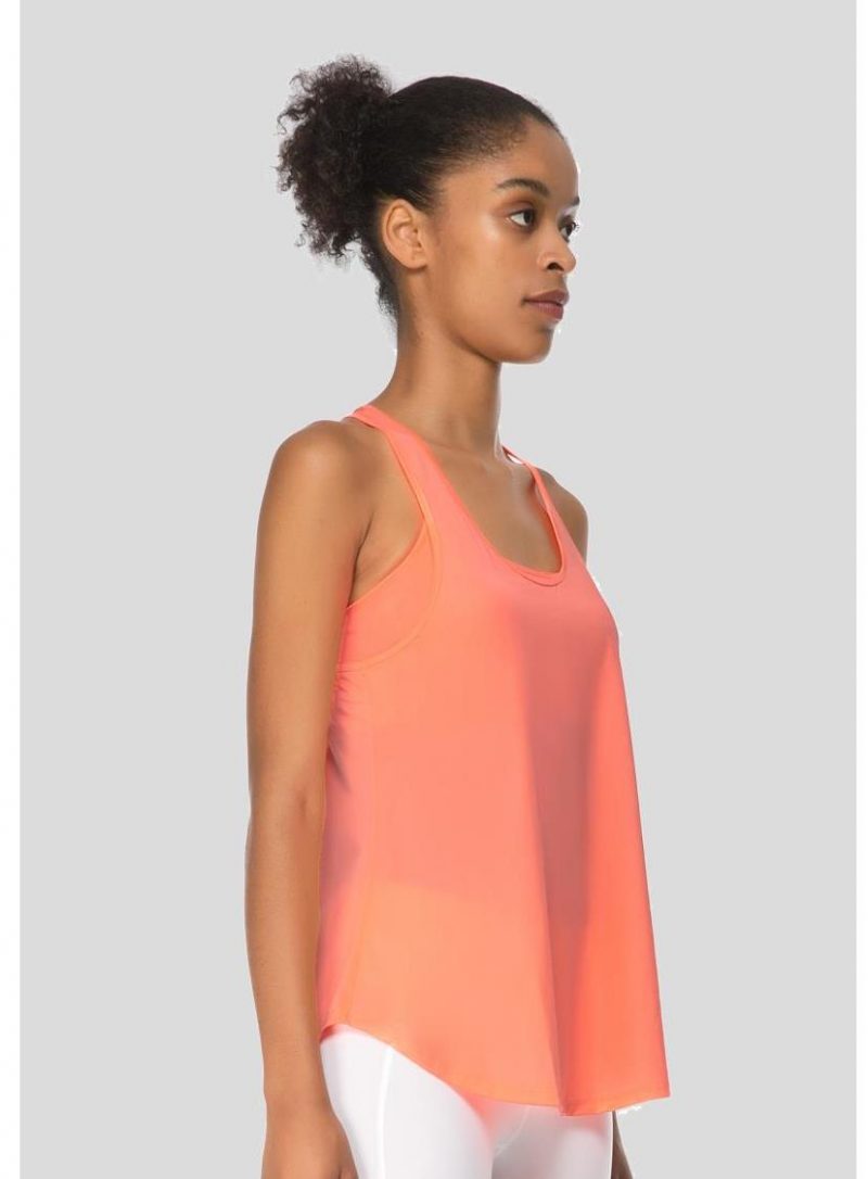 Jerf- Womens-Glifa-Neon Coral-Active Top-0