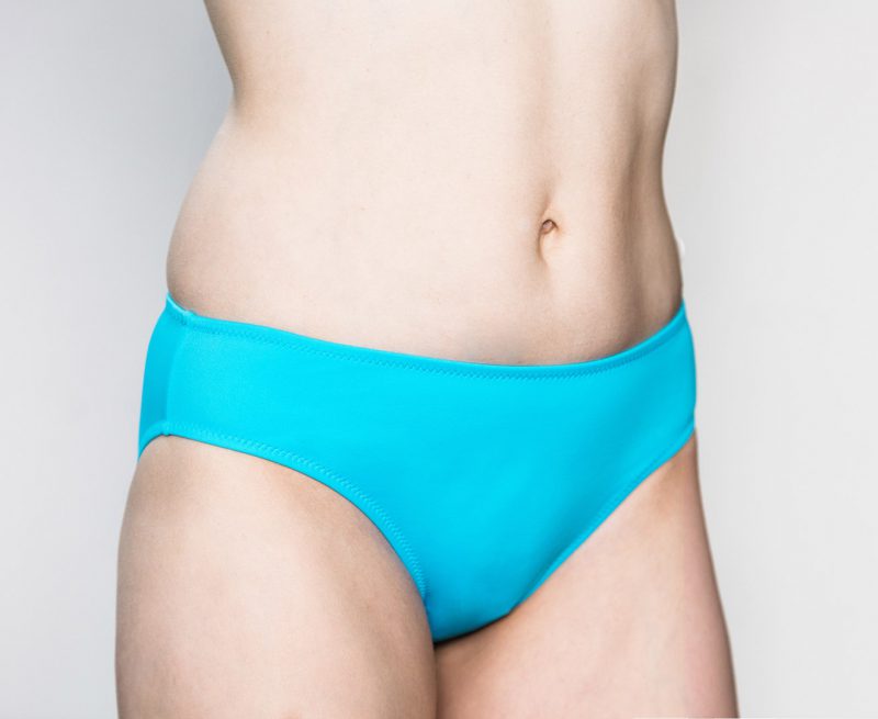 Aqua Perla- Womens-Izmir-Blue- Bikini Bottom-4364