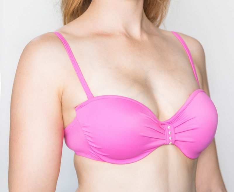 Aqua Perla- Womens-Florida-Pink-Underwired Bikini Top-0
