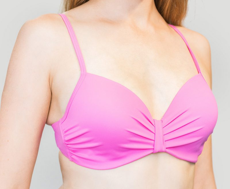Aqua Perla- Womens-Ipanema-Pink-Underwired Bikini Top-0