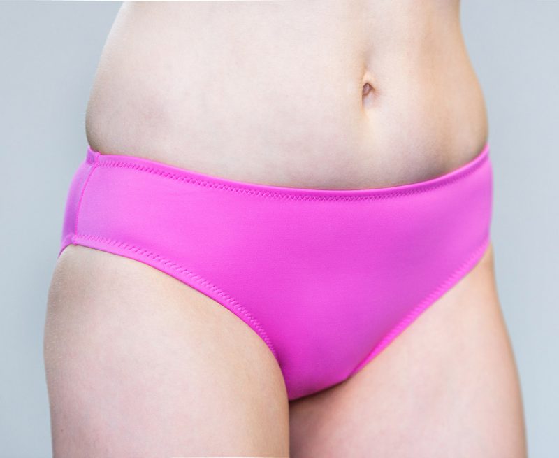 Aqua Perla- Womens-Izmir-Pink- Bikini Bottom-4366