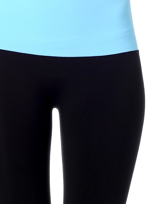Jerf- Womens-Patras- Black Blue-Seamless Active Tight-4012