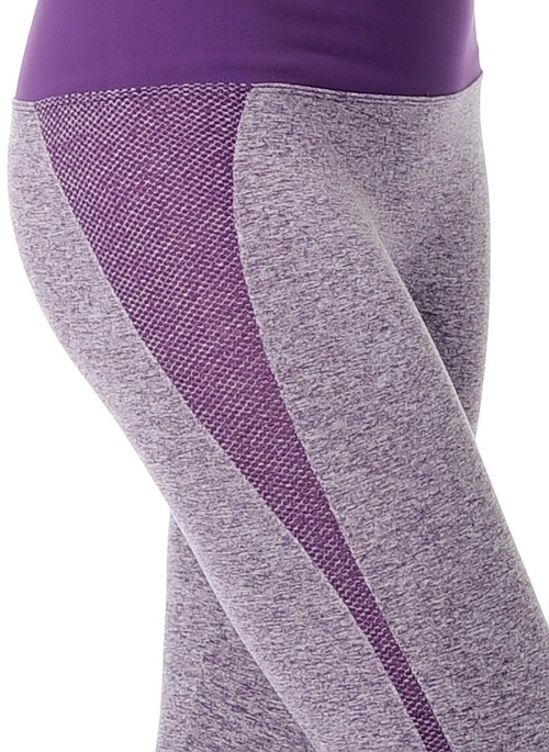 Jerf- Womens-Baft-Purple-Seamless Active Leggings-3773
