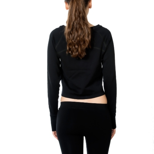 Jerf - Womens-Hellnar - Black- Crop Top Shirt-4155