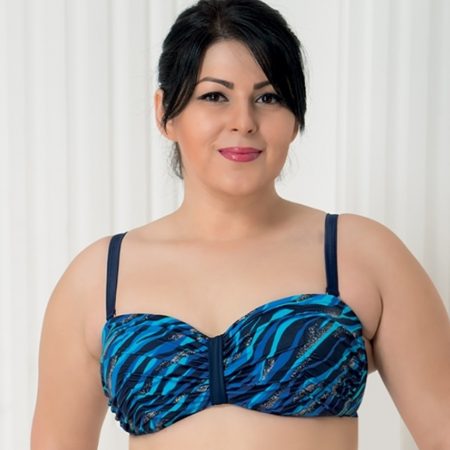Aqua Perla Womens Elegance Black Bikini Top – Helenemoda