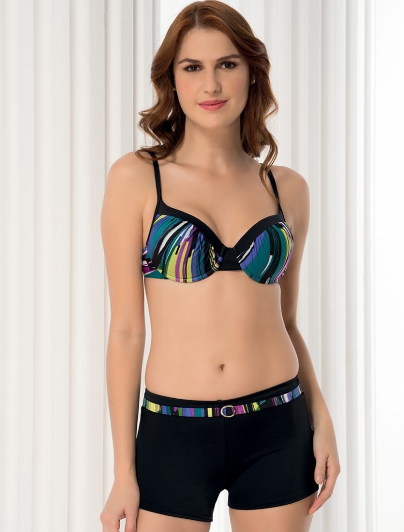 Aqua Perla-Womens-Elegance-Black-Bikini Top-4800