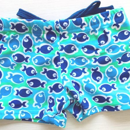 Aqua Perla - Baby boy- Baby Fish - Blue - Spf50+ - Trunk-0