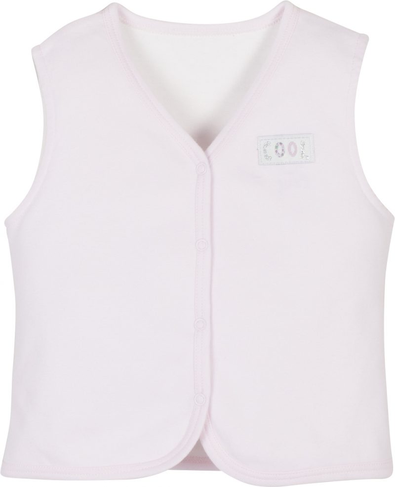 Idilbaby - Baby - Cool - Pink - Reversible Sleeveless Vest-5190