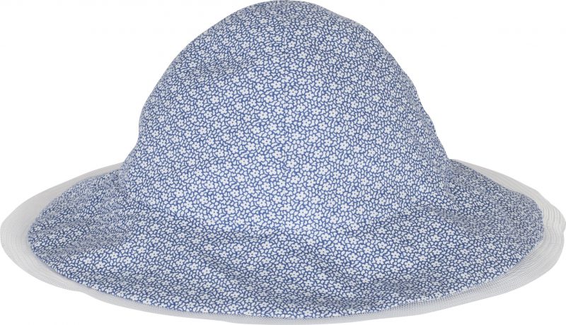 Mamino- Baby- Girl- Vivian- Blue Print - Hat with Fastening-5029